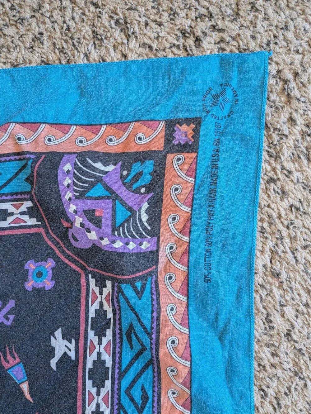 Vintage Square Southwestern Bandana